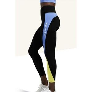 Peloton Color Block‎ Speed Legging Size S Workout Biking Nylon x Lycra